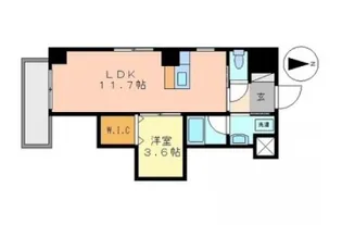 アーバンパレス医大前【6階】の間取り