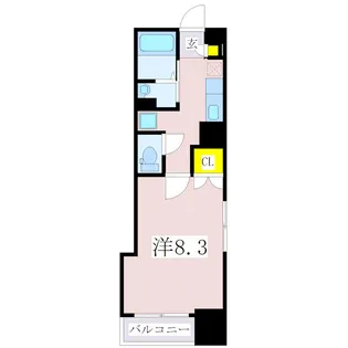 鹿児島県鹿児島市加治屋町【マンション】の間取り