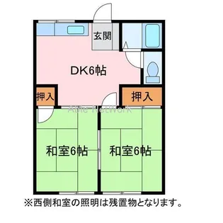 山内アパート【1階】の間取り