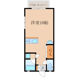 フラワーハイツ【1階】の間取り