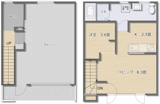 BASE G【2階】の間取り