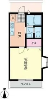 メゾンカワイ第7【2階】の間取り