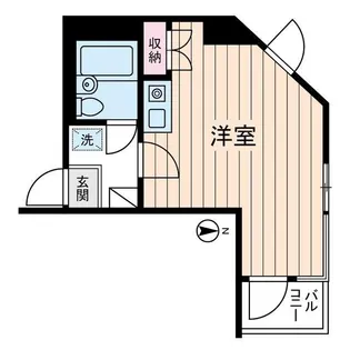 共立リライアンス上野町I【3階】の間取り