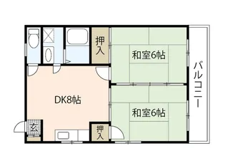 第2丸澤ビル【6階】の間取り