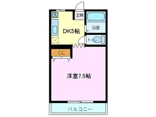 サンライズ沼上【1階】の間取り