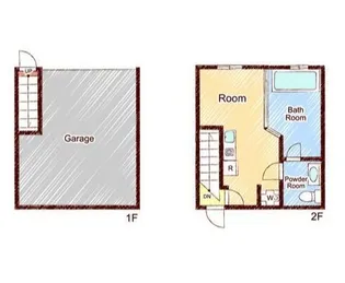 リルームス堀田アーバンガレージの間取り