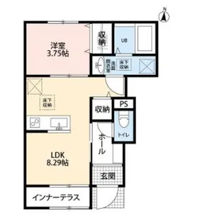 リーブルファイン志木上宗岡【1階】の間取り