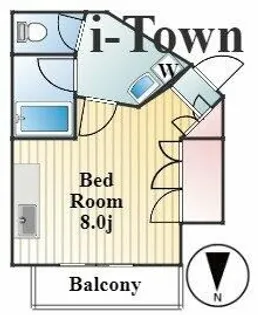 テラッセオク【1階】の間取り