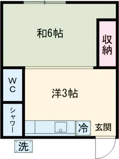 しげみ荘【2階】の間取り