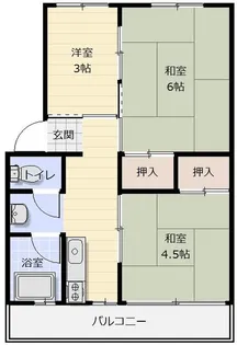 第2旭コーポ【1階】の間取り