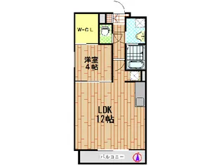 パルイースト【2階】の間取り