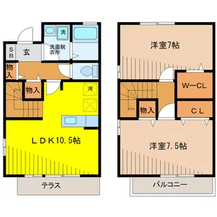 東京都武蔵野市境4【一戸建】の間取り