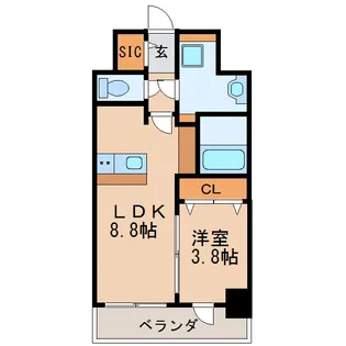 プレサンスTHE新栄【4階】の間取り