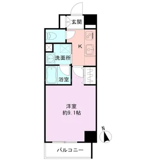 BUENA上大川前通8【3階】の間取り