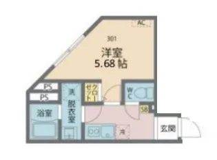 カインドネス西葛西【3階】の間取り