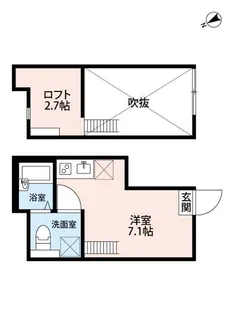 ビレッタ新小岩【1階】の間取り