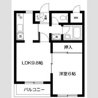 ロイヤルヒルズ木町I【1階】の間取り