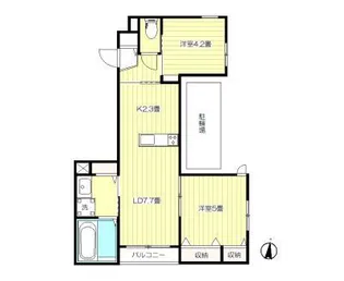 目白サンハウス【1階】の間取り