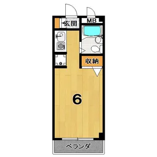 スタジオラピエサ【2階】の間取り