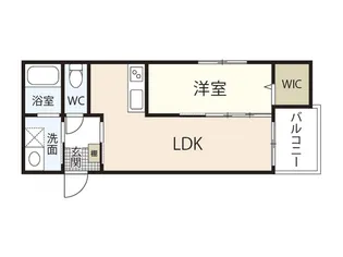 アドバンス矢野西A棟【1階】の間取り
