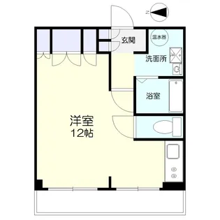 西新井スカイハイツ【3階】の間取り