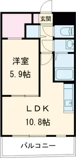 シティリバーフォレスト【2階】の間取り