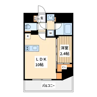 シーフォルム マチダ【9階】の間取り