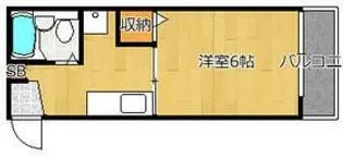 シャトレー木村(シャトレーキムラ)【2階】の間取り