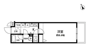 東京都大田区東馬込1【マンション】の間取り