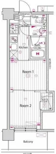 東京都大田区大森西2【マンション】の間取り