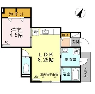D-room阿佐谷南【1階】の間取り