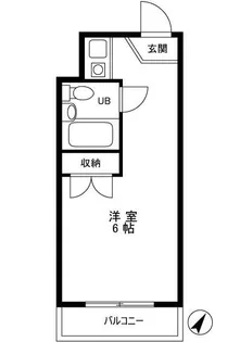スカイコート西日暮里【3階】の間取り