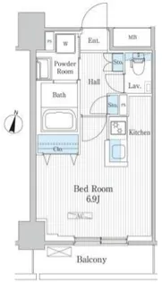 エトワール飯田橋【2階】の間取り