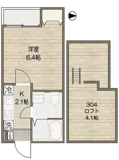 エクセラン柴又【3階】の間取り