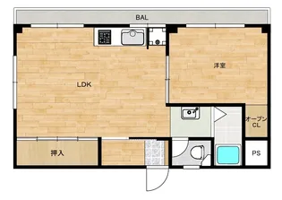 スターハイツ【2階】の間取り