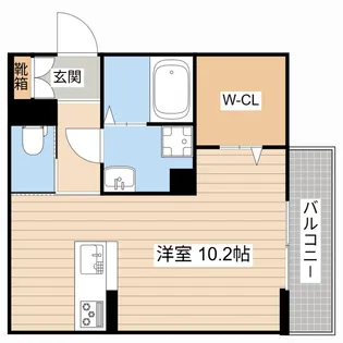 滋賀県彦根市里根町【アパート】の間取り