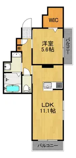 神奈川県川崎市中原区下小田中3【マンション】の間取り