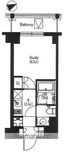 東京都中野区中央5【マンション】の間取り