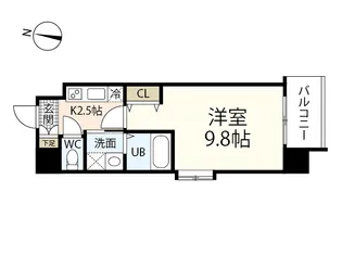 双葉ヒルズ海老園【6階】の間取り