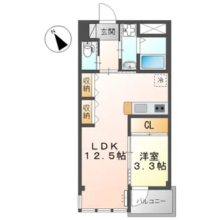 KK BLDG【1階】の間取り