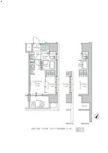 ONE ROOF RESIDENCE TAMACHI【3階】の間取り