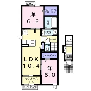 Iネット5【2階】の間取り