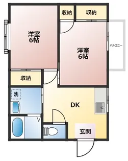 キャッスル滝沢【3階】の間取り