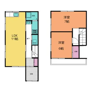 東京都東久留米市浅間町3【一戸建】の間取り