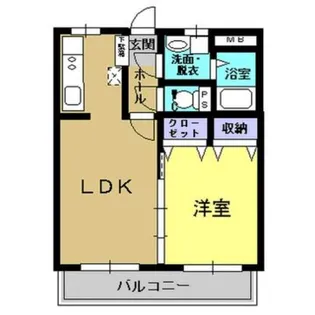 ハーモニー福吉【2階】の間取り