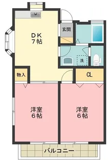 ウィステリア【2階】の間取り