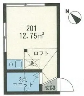 アドニス西戸部【2階】の間取り