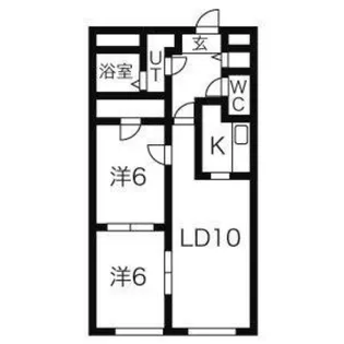 アトリオ・ミヤギ【3階】の間取り