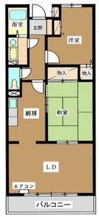 神奈川県横浜市旭区市沢町【マンション】の間取り