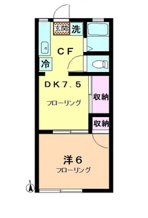 東京都練馬区田柄2【アパート】の間取り